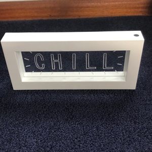 Chill novelty light